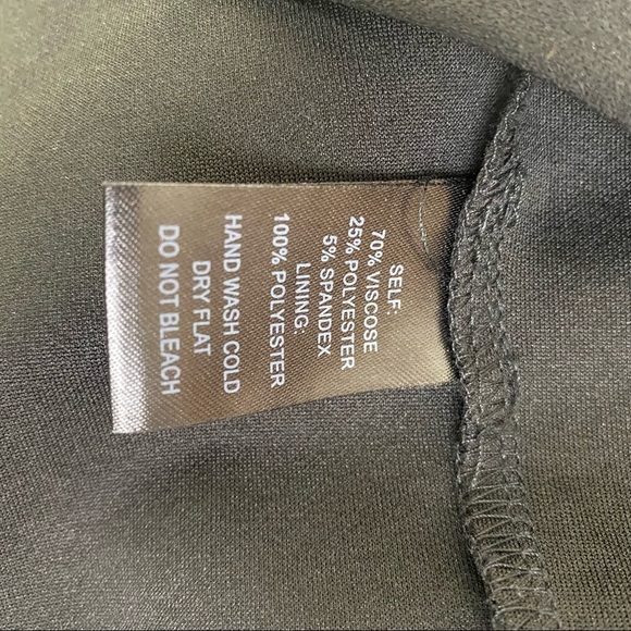 Lulu’s Tier Ruffle Flounce Front Black Cocktail Dress Size L - Picture 7 of 9